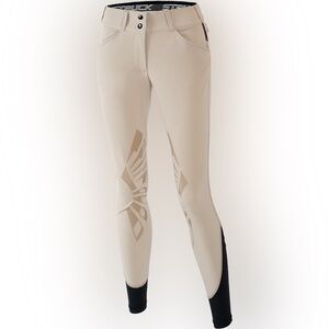 Struck Apparel 50 Series hEQ Breeches in Tan Beige Show English Equestrian